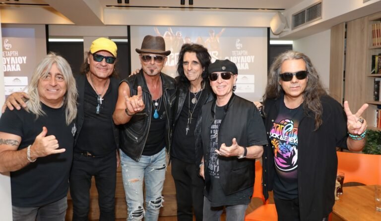 Το “Aigialeia TV” στη συνέντευξη Τύπου των Scorpions και Alice Cooper πριν την αυριανή μεγάλη συναυλία τους στο ΟΑΚΑ