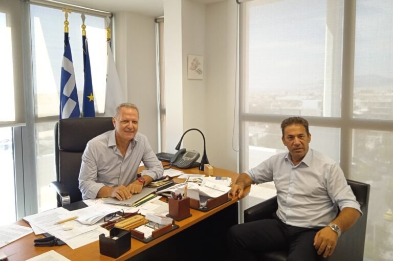 Συνάντηση Γρηγόρη Τριανταφυλλόπουλου με τον πρόεδρο του ΕΛΓΟ ΔΗΜΗΤΡΑ
