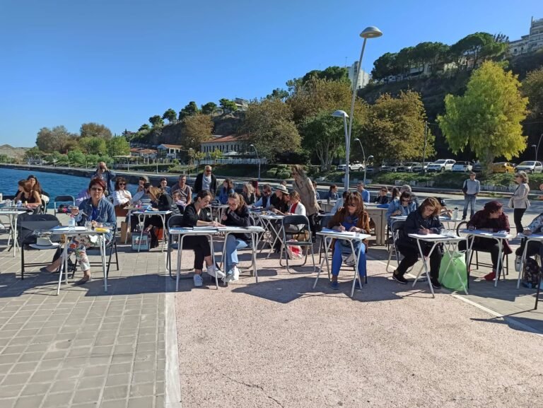 Ενθουσιασμός και μεγάλη ανταπόκριση στην πρώτη εικαστική εξόρμηση της ΔΗΚΕΠΑ στο παλιό λιμάνι Αιγίου
