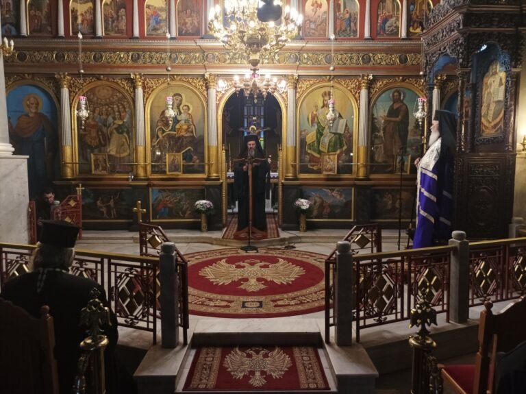 Ο Εσπερινός της Συγχωρήσεως στον Ιερό Ναό Παμμεγίστων Ταξιαρχών Αιγίου