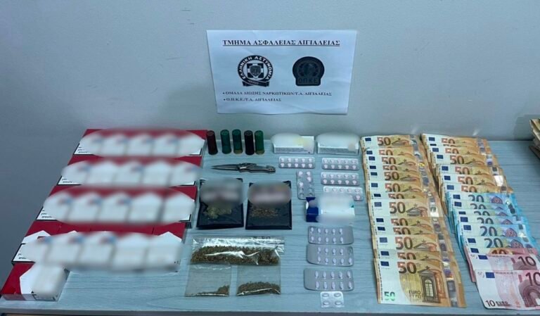 Συνελήφθη άνδρας στο Αίγιο για κατοχή ναρκωτικών και παράβαση του νόμου περί όπλων και του Τελωνειακού Κώδικα