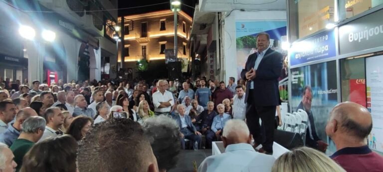 Δημήτρης Καλογερόπουλος: «Πάμε όλοι μαζί για δεύτερη θητεία, με σχέδιο, δράση και αποτέλεσμα!» – «Λαοθάλασσα» στα εγκαίνια του εκλογικού γραφείου της παράταξης «Αιγιάλεια Τώρα»