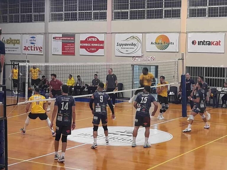ΒΟΛΕΪ: Δεύτερη μεγάλη νίκη ο Α.Ο. Αιγιαλέων (3-1 σετ τον Άρη Θεσσαλονίκης)!