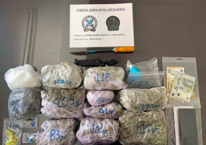 7-11-2023 Συνελήφθη 16χρονος για διακίνηση ναρκωτικών στην Αιγιάλεια