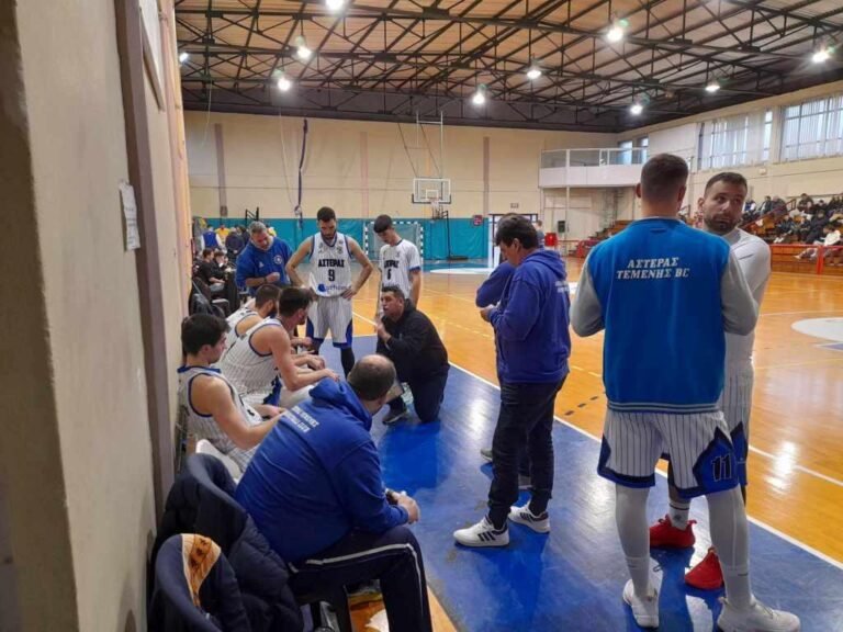 Με εντός έδρας ήττα έκλεισε τον α΄ γύρο ο Αστέρας Τέμενης (59-63 από Γλαύκο/Έσπερο)
