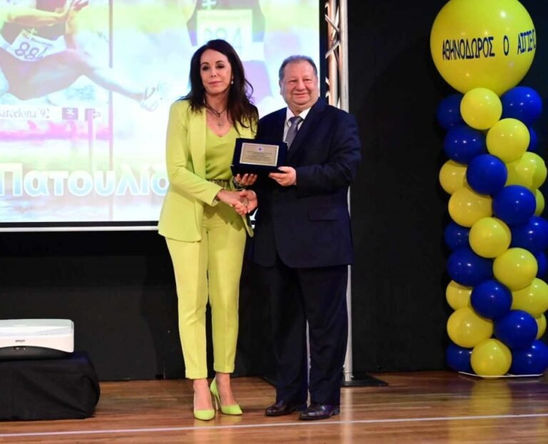 Το «Χρυσό Κλειδί» της Αιγιάλειας στη χρυσή Ολυμπιονίκη Βούλα Πατουλίδου!