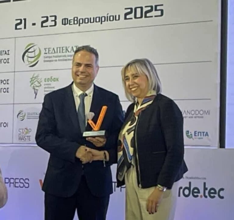Για δεύτερη συνεχή χρονιά βράβευση του Δήμου Αιγιαλείας στα Greek Green Awards για τις καλύτερες επιδόσεις στην ανακύκλωση