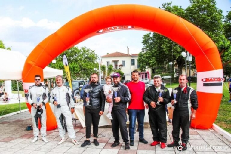 Νίκος Σωτηρόπουλος – Ευάγγελος Μούκας στο βάθρο του «36ου Ράλλυ Σπριντ Πεταλιδίου»